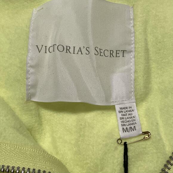 Victoria's Secret Hoodie Womens Medium Sequin Angel Wing Full Zip Jacket - Picture 9 of 16